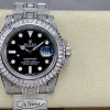 Rolex Submariner Iced Out Ref.116610LN 40mm Clear Diamond Bezel