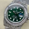 Rolex Submariner Iced Out Ref.116610LV Green Dial