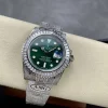 Rolex Submariner Iced Out Ref.116610LV Green Dial