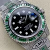 Rolex Submariner Iced Out Ref.126610LV Black Dial