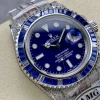 Rolex Submariner Iced Out Ref.116619LB Blue Dial Blue Bezel