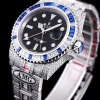 Rolex Submariner Iced Out Ref.126710BLNR Black Dial