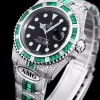 Rolex Submariner Iced Out Ref.126610LV Dial Black