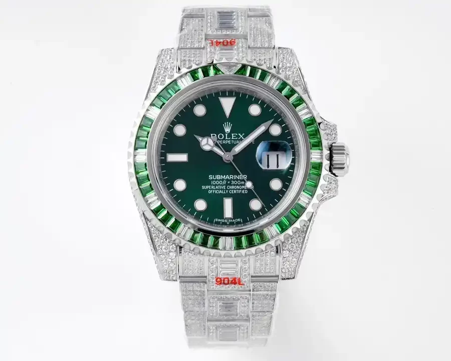 Rolex Submariner Iced Out Ref.116610LV Water Ghost SE