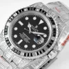 Rolex Submariner Iced Out Ref.116610LV Water Ghost SE Black Dial