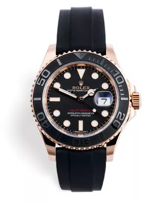 Rolex 116655 Yacht-Master 40mm Everose Gold 'Oysterflex'