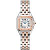 Panthère de Cartier Small 18ct Rose Gold & Steel Diamond Bezel Watch