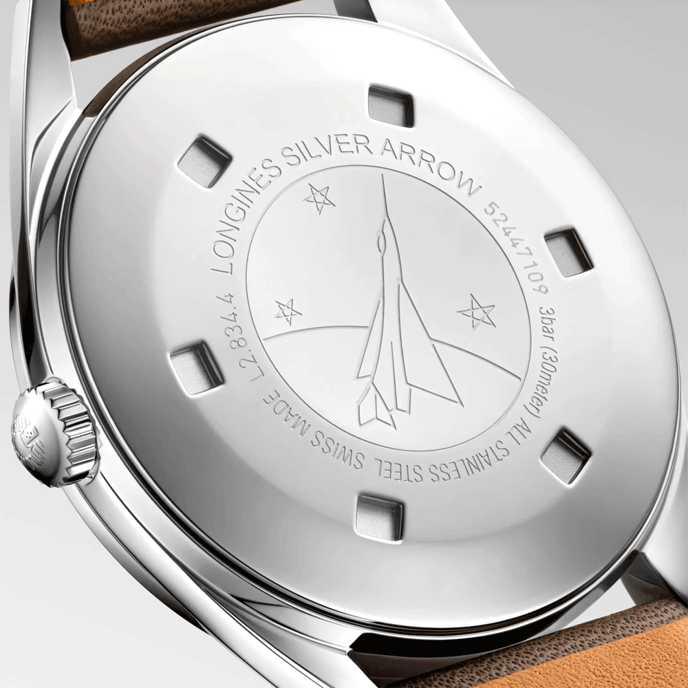 The  Hertiage Classic Silver Arrow Automatic Strap Watch