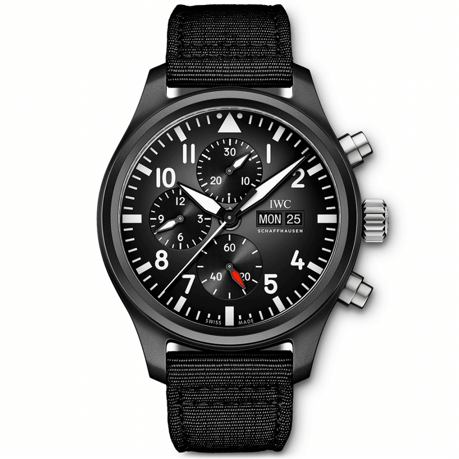 Pilot's Spitfire 44mm Black Ceramic Men's Chronograph Watch