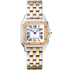 Panthère de Cartier Medium 18ct Rose Gold & Steel Diamond Bezel Watch