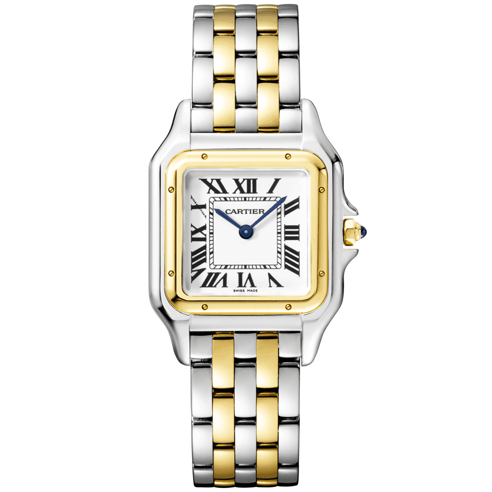 Panthère de Cartier Medium 18ct Yellow Gold & Steel Watch