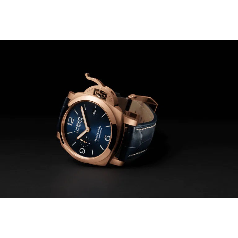 Panerai Luminor Marina Goldtech™ Sole Blu Ref# PAM01112