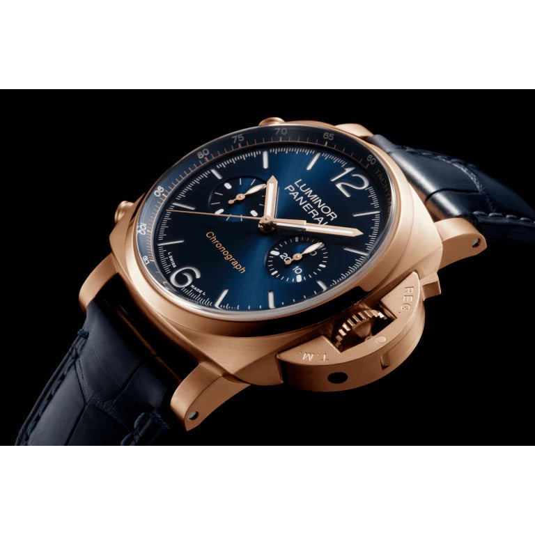 Panerai Luminor Chrono Goldtech™ Blu Notte Ref# PAM01111