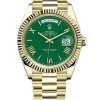 The Rolex Day-Date 40 With Green Lacquered Dial 228238