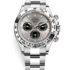 Rolex Cosmograph Daytona 116509 Steel and Black Oyster White Gold Mens Watch