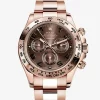 Rolex Daytona, Chocolate dial, Engraved Bezel, Oyster bracelet, Rose gold Watch 116505 choc