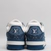 Louis Vuitton LV Trainer Monogram Denim White Blue