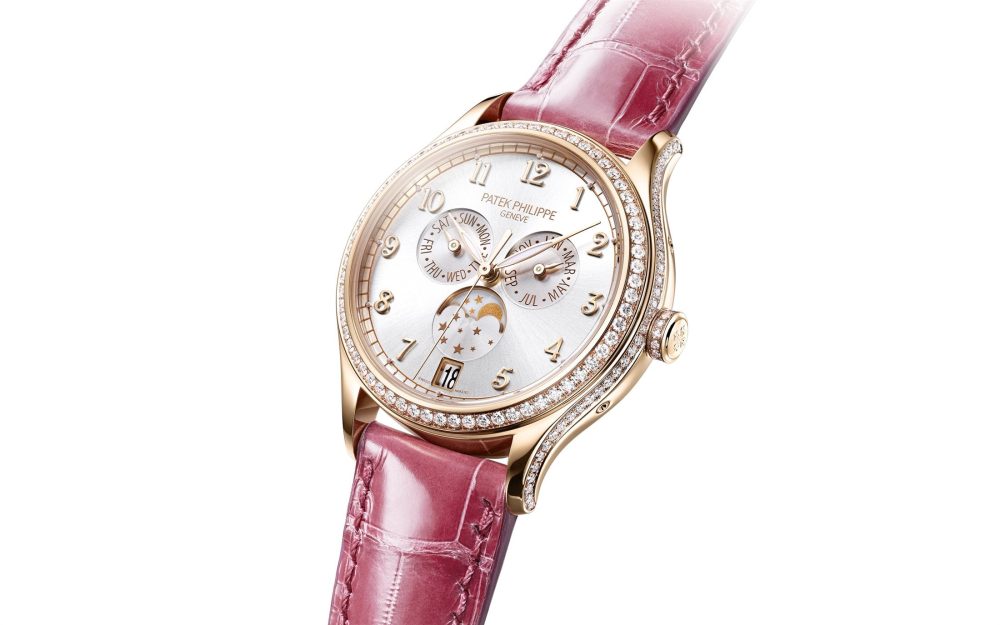 Patek Philippe Complication, 18k Rose Gold set with 155 diamonds (~1.34 ct), 38mm, Annual Calendar Ref# 4947R-001