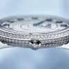 Patek Philippe Calatrava Diamond Ribbon Joaillerie Ladies, 18kt White Gold set with 770 Diamonds: ~4,4ct, 36,5mm, Ref# 4978/400G-001