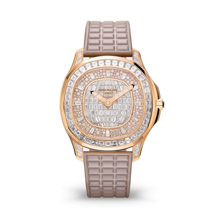 Patek Philippe Aquanaut Luce Haute Joaillerie, 18k Rose Gold with 313 diamonds ~7,9ct, 38,8mm, Ref# 5062/450R-001