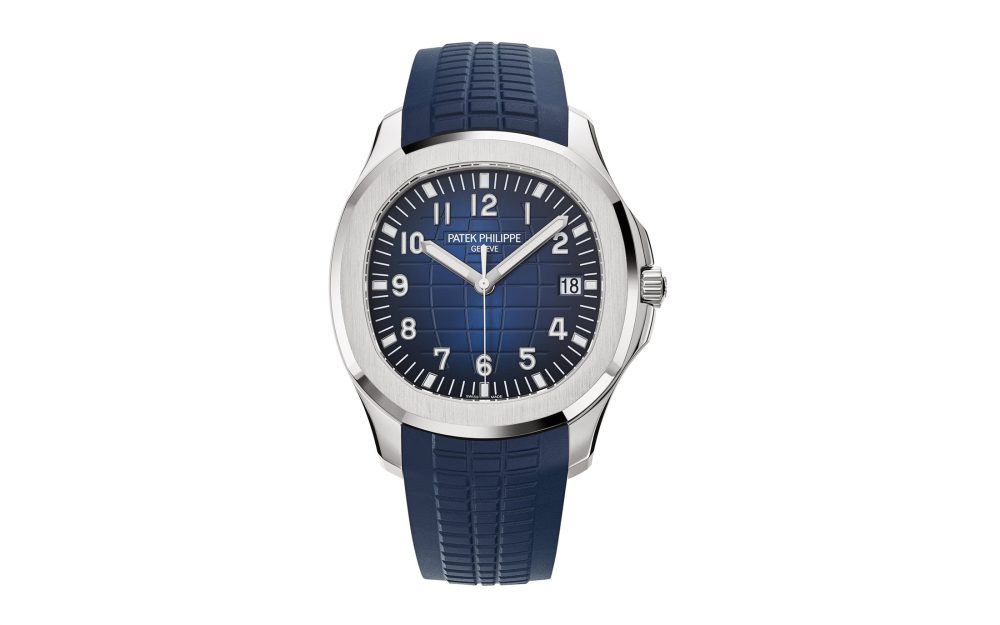 Patek Philippe Aquanaut Date, Sweep Seconds Watch, 18k White Gold 42,2 mm, Ref# 5168G-001