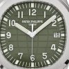 Patek Philippe Aquanaut Jumbo Date, Sweep Seconds, 18k White Gold, 42,2 mm, Ref# 5168G-010