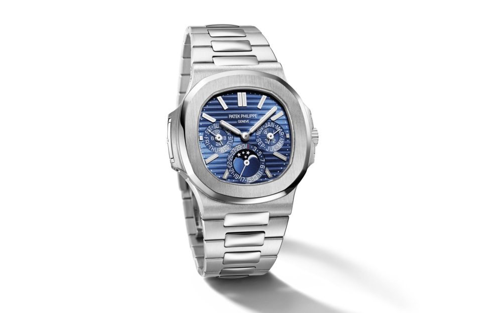 Patek Philippe Nautilus Perpetual Calendar Watch, 18k White Gold, 40mm, Ref# 5740/1G-001