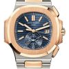 Patek Philippe Nautilus Flyback Chronograph, Date Watch, 18k Rose Gold and Stainless Steel, 40,5 mm, Ref# 5980/1AR-001