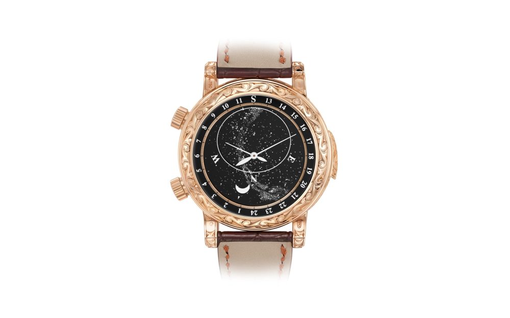 Patek Philippe Grand Complication, 18k Rose Gold, 44mm, Sky Moon Tourbillon Ref# 6002R-001