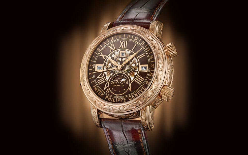 Patek Philippe Grand Complication, 18k Rose Gold, 44mm, Sky Moon Tourbillon Ref# 6002R-001