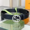 Gucci GG Marmont Reversible Belt Black, Women Belt - Crozus