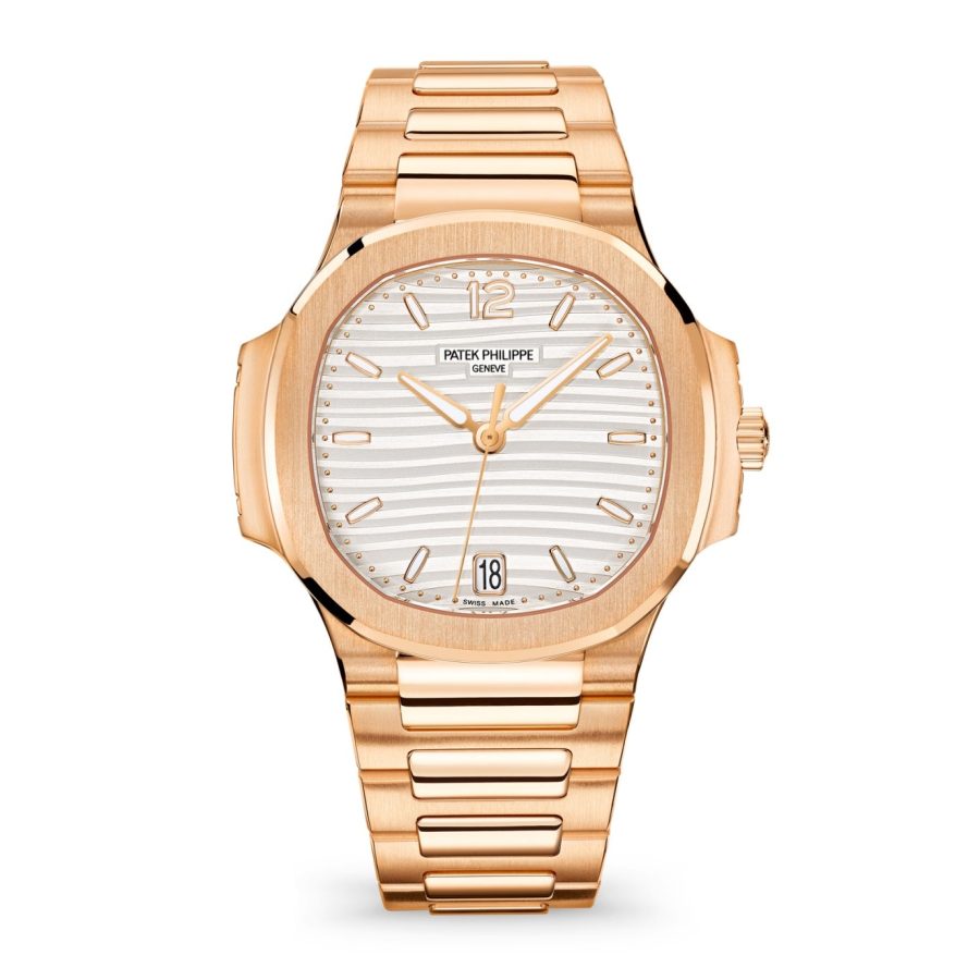 Patek Philippe Nautilus Ladies Automatic Watch, 18k Rose Gold, 35,2mm, Ref# 7118/1R-001