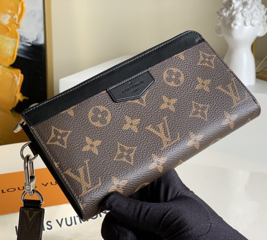 Louis Vuitton Zippy Dragonne Monogram Canvas Black For Women, Women's Wallet 7.5in/19cm LV M69407 - Crozus