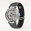 Pasha de Cartier Skeleton 41mm Black ADLC Men's Watch