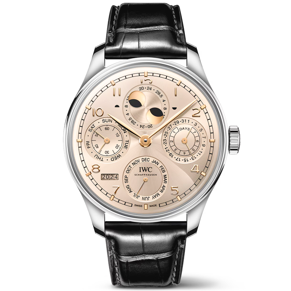 Portugieser 'Dune' Perpetual Calendar 44mm 18ct White Gold Watch