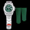 Rolex Submariner Iced Out Ref.116610LV 40mm Green Dial