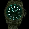 Rolex Submariner Iced Out Ref.116610LV 40mm Green Dial