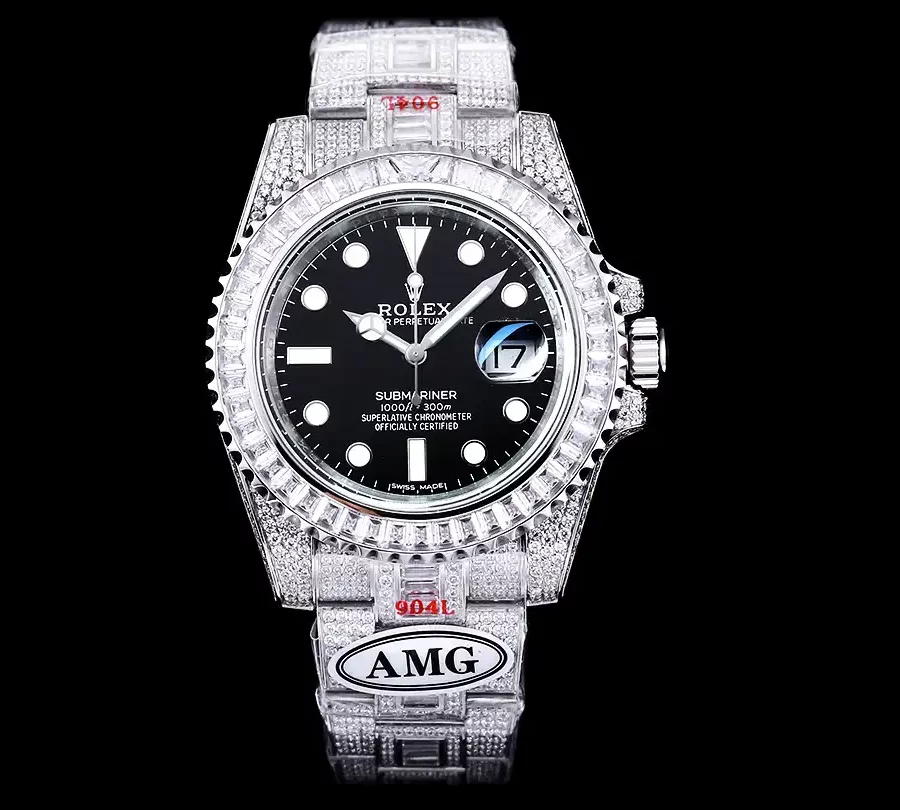 Rolex Submariner Iced Out Ref.116610LN 40mm Diamond Bezel