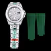 Rolex GMT-Master II 40mm Ref.116769TBR Green Diamonds Bracelet