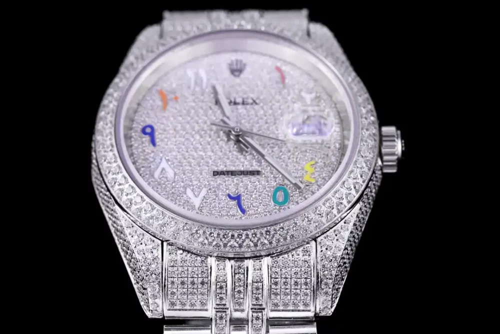 Rolex Datejust Ref.126300 41mm Full-Diamond Dial Arabic