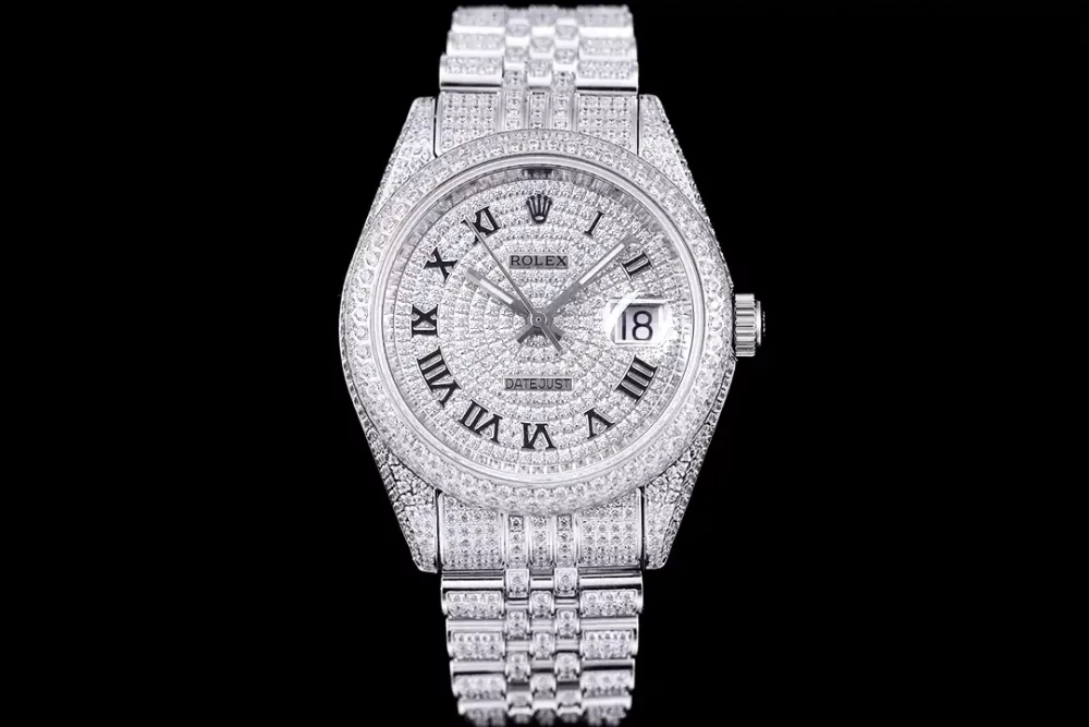 Rolex Datejust Ref.126300 41mm Full-Diamond Dial Roman