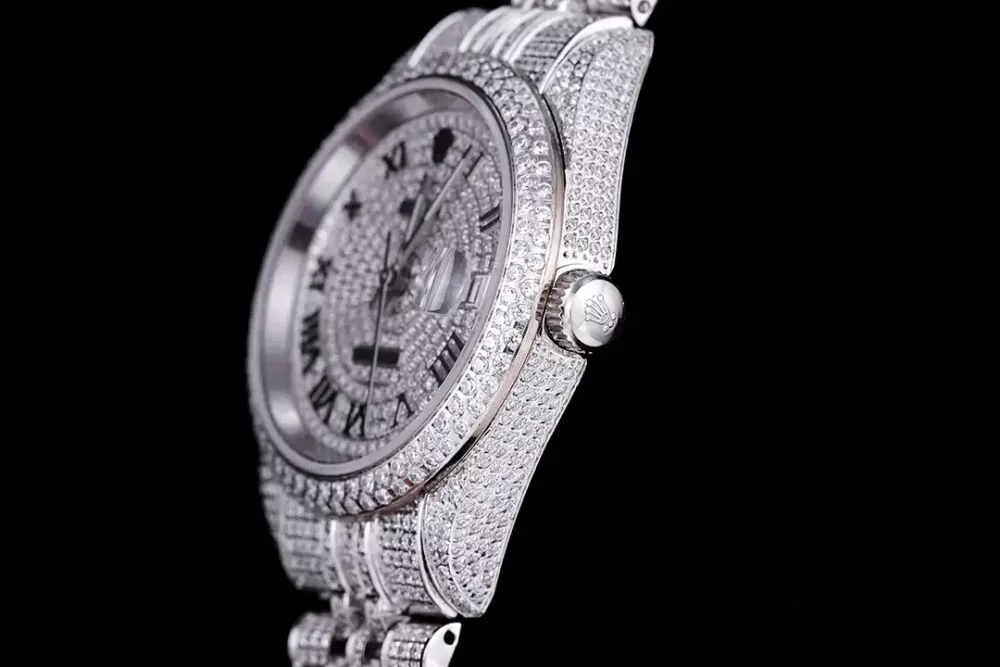 Rolex Datejust Ref.126300 41mm Full-Diamond Dial Roman