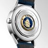 Flagship Heritage 38.5mm Blue Sunray Dial Leather Strap Watch