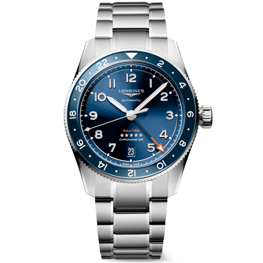 Spirit Zulu Time 39mm Blue Dial Automatic Bracelet Watch