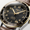 Spirit Zulu Time 39mm Anthracite/Gold Dial Men's Strap Watch