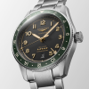 Spirit Zulu Time 42mm Anthracite Dial & Green Bezel Bracelet Watch