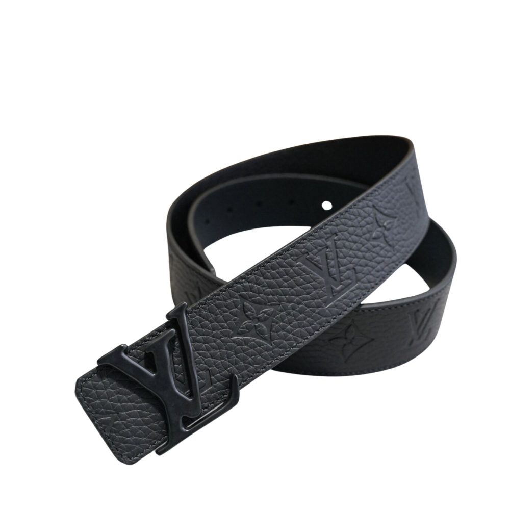 Louis Vuitton LV Initiales Belt Black For Women MP236 - Crozus