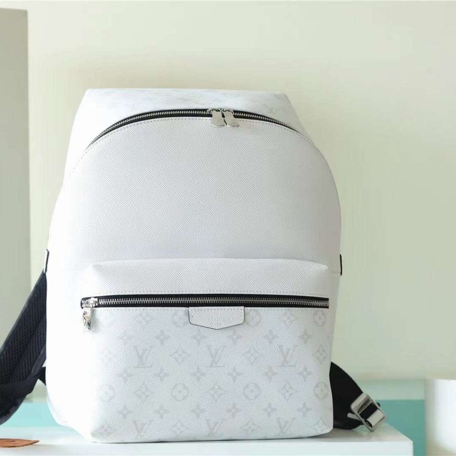 Louis Vuitton Discovery Backpack White For Men 40cm / 15.7in M30953 -