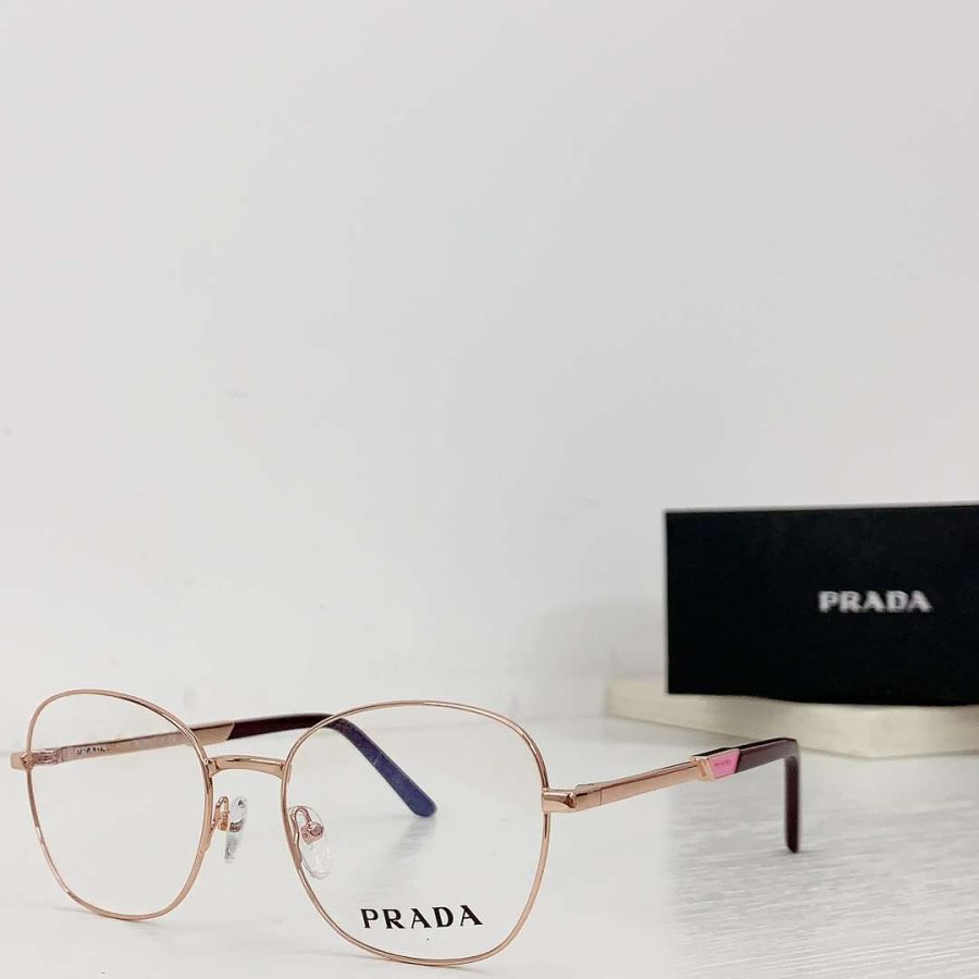 Prada Round Glasses Pink For Women