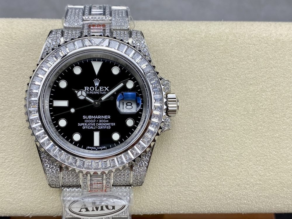 Rolex Submariner Iced Out Ref.116610LN-1 41mm Black Dial